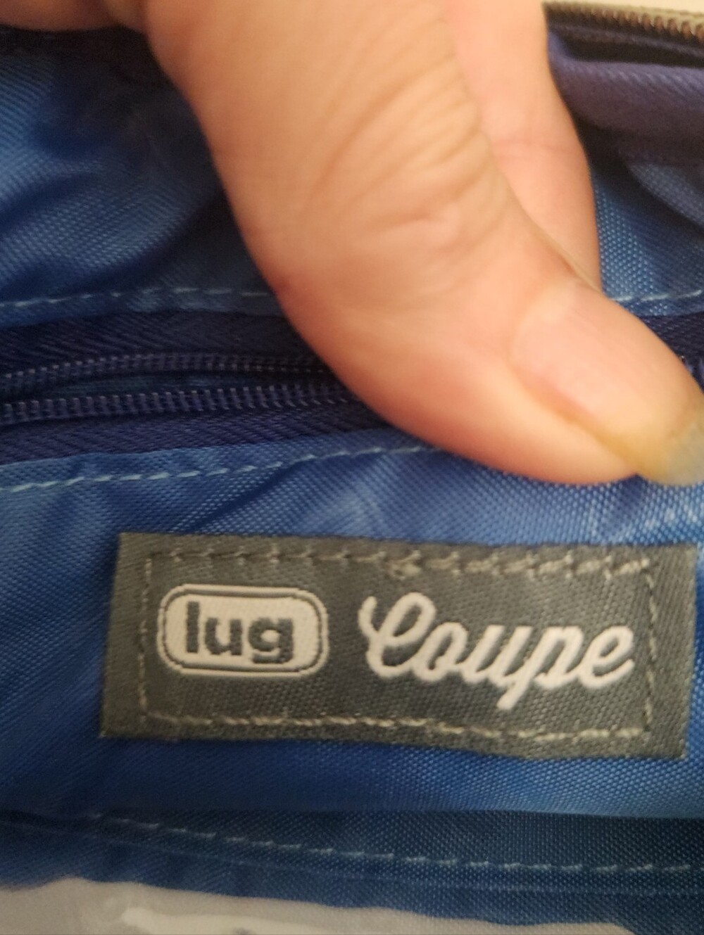 Lug Coupe Quilted Crossbody Bag - Royal Blue Like New - Picture 2 of 10